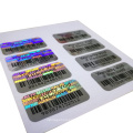 Custom Warranty Seal Security Void Sticker QR Code 3D Hologram Sticker Printing